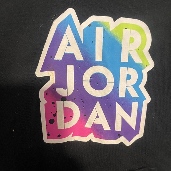 Nike Air Jordan Retro 7 Hoodie 09 Jumpman Size 6/7 Yrs Gym Nba Beach - Picture 3 of 6